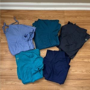 Grey’s Anatomy Professional Wear by Barco; 5 Scrub Sets
